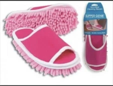 Evriholder Slipper Genie Cleaning Slippers, Pink Color