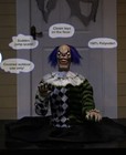 Haunted Living 3’ Pneumatic Clown BNIB Halloween Retired animated prop — photo 1
