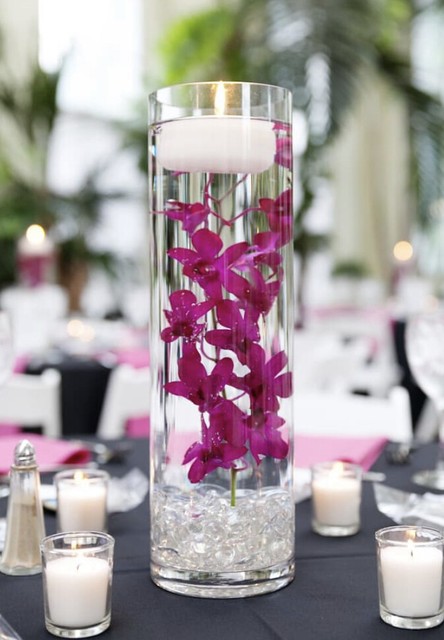 Giis 7 High Glass Cylinder Vases Set Of 12 For Floral