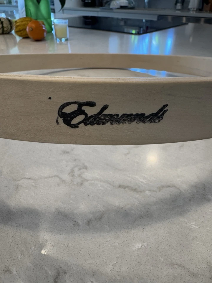 Vintage Large 14” Round Wooden Embroidery Needlepoint Hoop Quilting Cross Stitch - Image 2 of 3