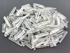 1/2 LB Small Thin Lemurian Rough Clear Quartz Crystal Points Wand Specimens