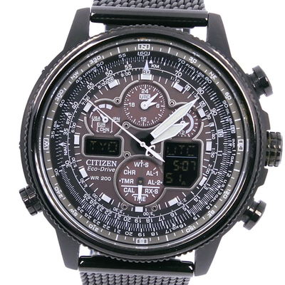 Citizen Promaster Navihawk Black Dial World Time A-T Men's Watch