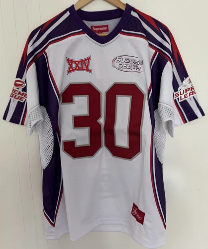 Supreme Football Jersey (White) / Size Medium / Brand New Condition