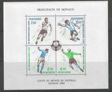 MONACO - 1982 - OLYMPIC GAMES -Michel: B20 1539-1542 - Yvert: B21  MNH