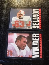 1985 Topps - #175 Lee Roy Selmon & #176 James Wilder. TB Buccaneers