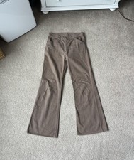 Vintage Lee Flare Pants Brown Womens 30