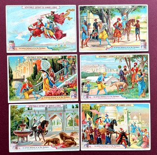 LIEBIG 1901 PRINCE AHMED (1001 NIGHTS) (F 679) FULL SET VERY GOOD/ GOOD