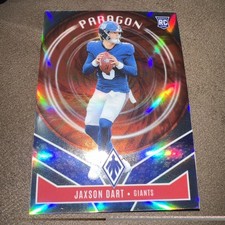 2025 Panini Phoenix Jaxson Dart #4 Paragon Silver Refractor Rookie