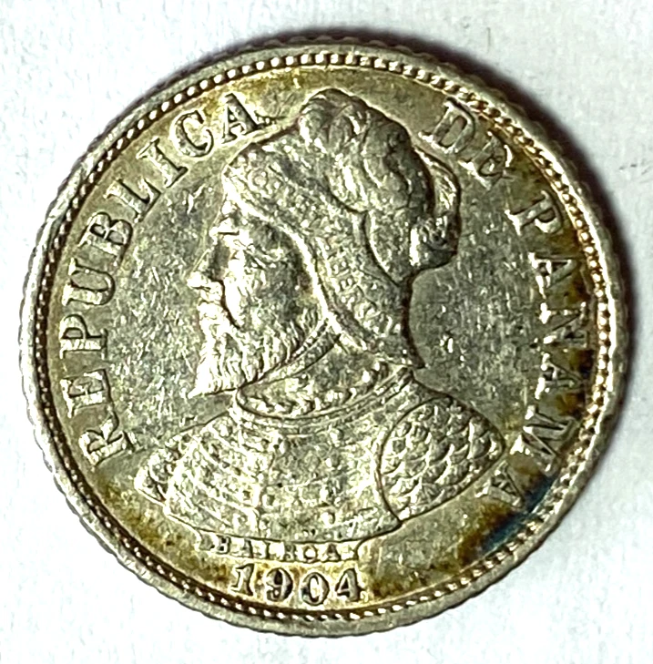 银色1904 年巴拿马硬币| eBay