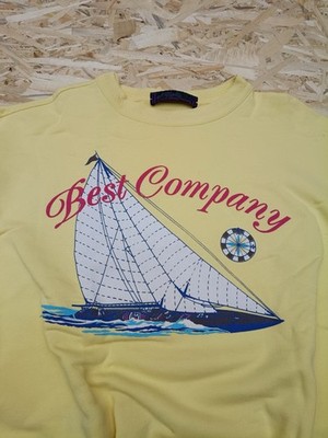 Best Company Sweatshirt Größe L Segelboot Sweatshirt Paninaro Olmes Carretti