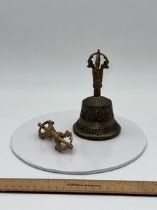 Bell And Vajra Set Dorje Tibetan Buddhist Nepal Nepalese Tibet Tantra
