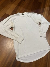 Vintage REI Long Sleeve Base Layer Shirt Men’s S Made in USA Distressed Stained