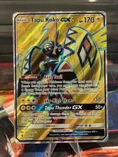 Pokemon Card Tapu Koko GX 135/145 Guardians Rising Full Art Rare Holo TCG  on eBay