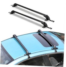 Universal Car Roof Rack, 43" Cross Bars with Anti-Theft Lock, Adjustable