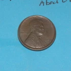 1909  WHEAT CENT   CHOICE  ABOUT UNCIRCULATED    #4