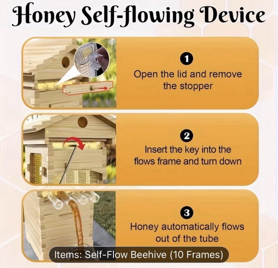 Flow Hive, Beehive, Bee Box, Honey Hive, 10 Frame Hive, Beekeeping SALE ...