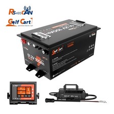 Batteria carrello golf LiTime 48V 100Ah + monitor comunicazione RS485 + caricabatterie