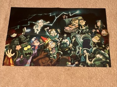 Double Sided Gravity Falls Poster from The Limited Edition Book of Bill