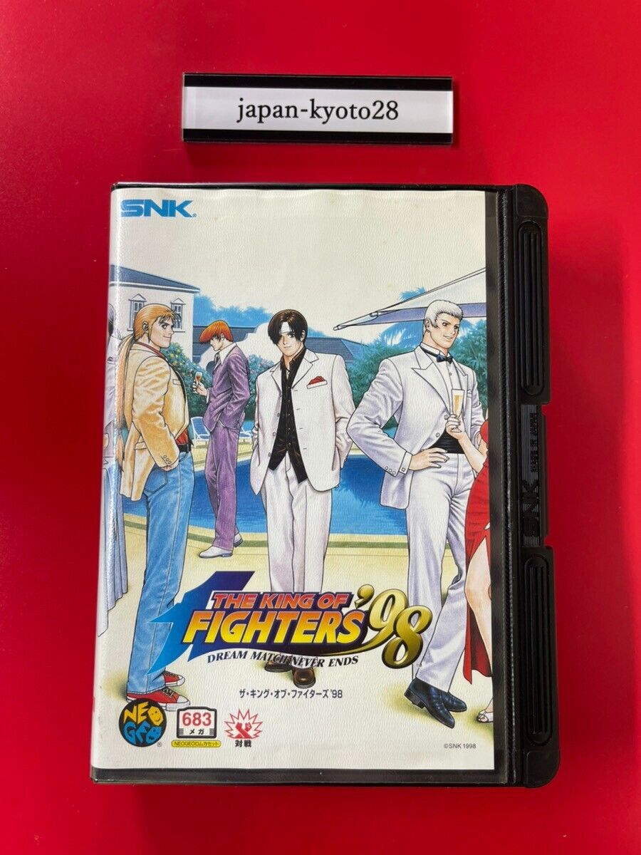 The King Of Fighters 98 AES SNK Neogeo Box JAPAN Game Soft The King Of Fighters 98 AES SNK Neogeo Box JAPAN Game Soft