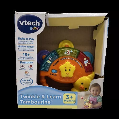 Vtech Baby Twinkle and Learn Tambourine Shake Play Learn Infant