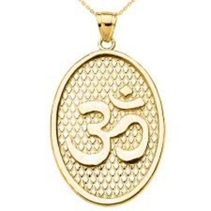 Om gold locket for man discount