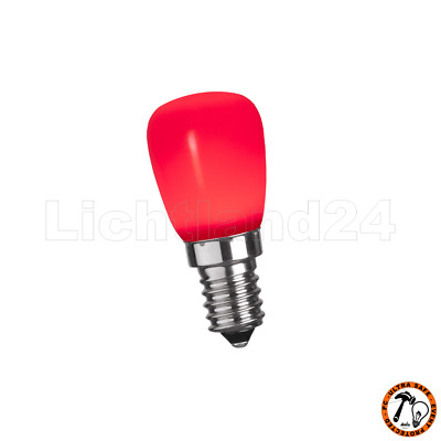 E14 - STAR COLOR LED Lampe ~1 Watt ST26 (PC) Pigmy ROT