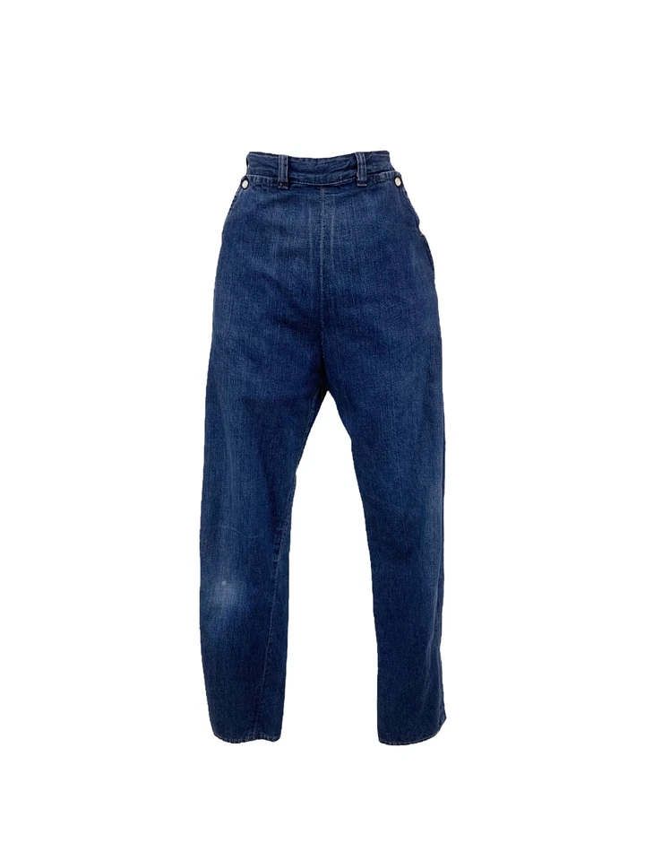 Pantalones de mezclilla de cintura alta vintage originales Pyke's auténticos años 50 vintage de colección Foto 4 de 4