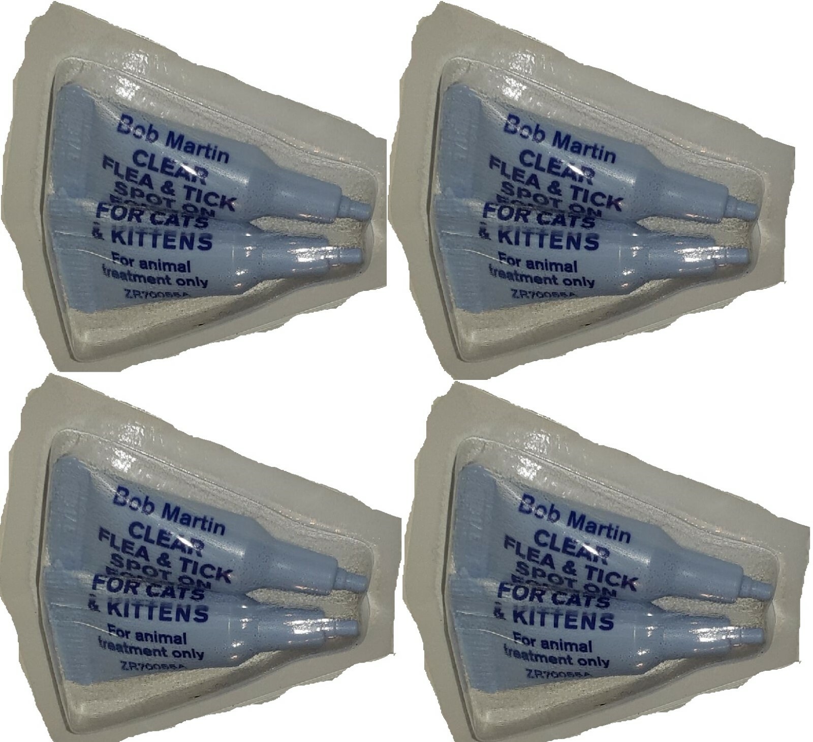 Bob Martin Clear Cat Flea Collar Velvet Black Red Snap Clip with Bell