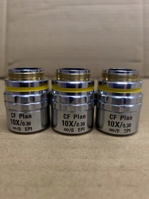 1pcs used Nikon CF Plan 10X/0.30 EPI microscope objective lens