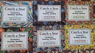 Catch A Star Seeing Stars Workbook Set Books 1-6 NEW