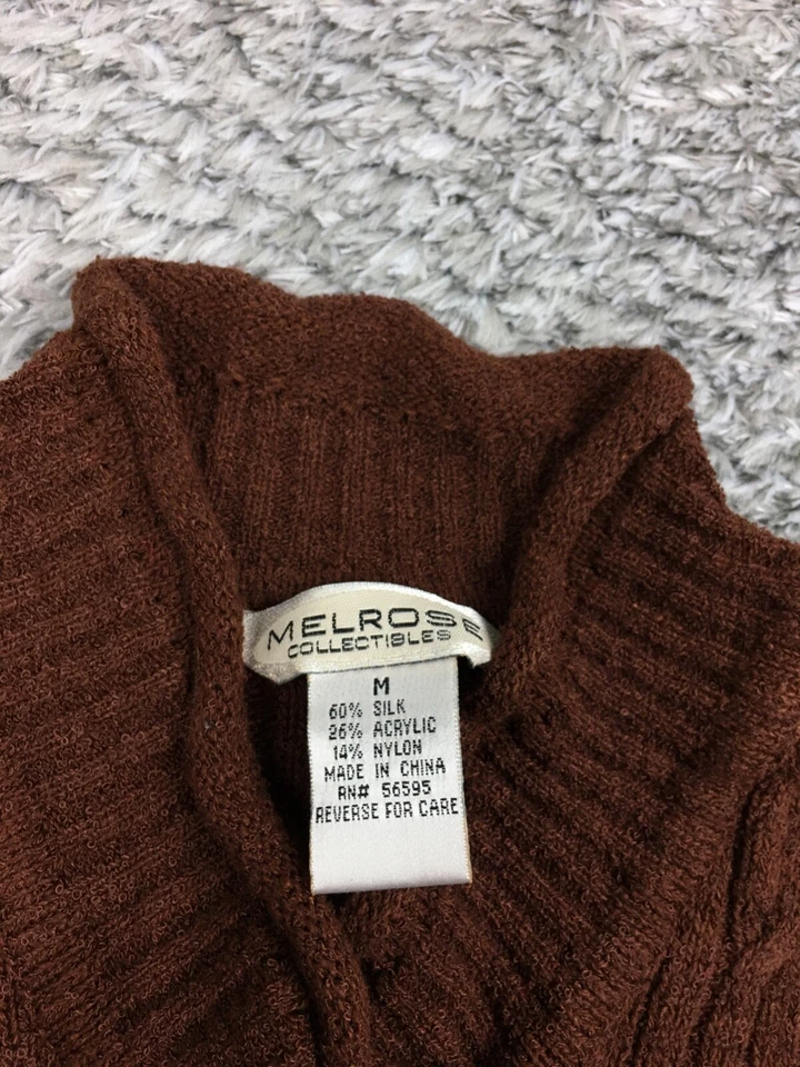 Suéter Melrose Mujer Talla Mediana Marrón Seda Acrílico Nylon Foto 4 de 4