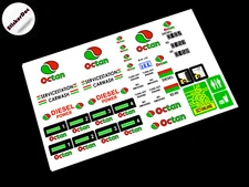 CUSTOM STICKERS for Octan Gas Station 6375 6397 7993 TOYS , MODEL BUILDS, etc