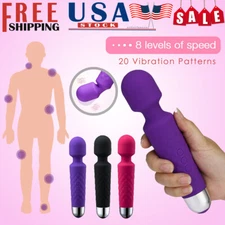 Multi-Speed Bullet Mini Vibrator Wand Neck Full Body Personal Massage For Women