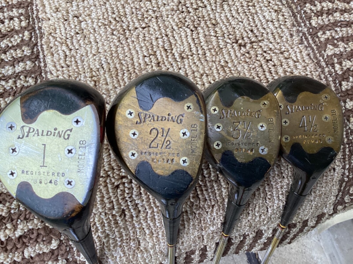 SPALDING SAND CLUB BEAM PRO MODEL ビンテージ VINTAGE SPALDING MATCH PLAY WOOD HEAD 1,3 Wood, Steel