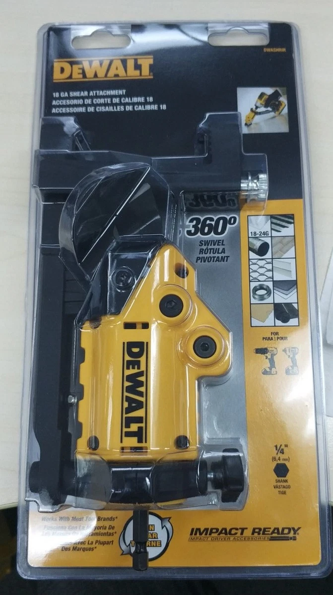 DEWALT DWASHRIR 18GA IMPACT READY SHEAR ATTACHMENT