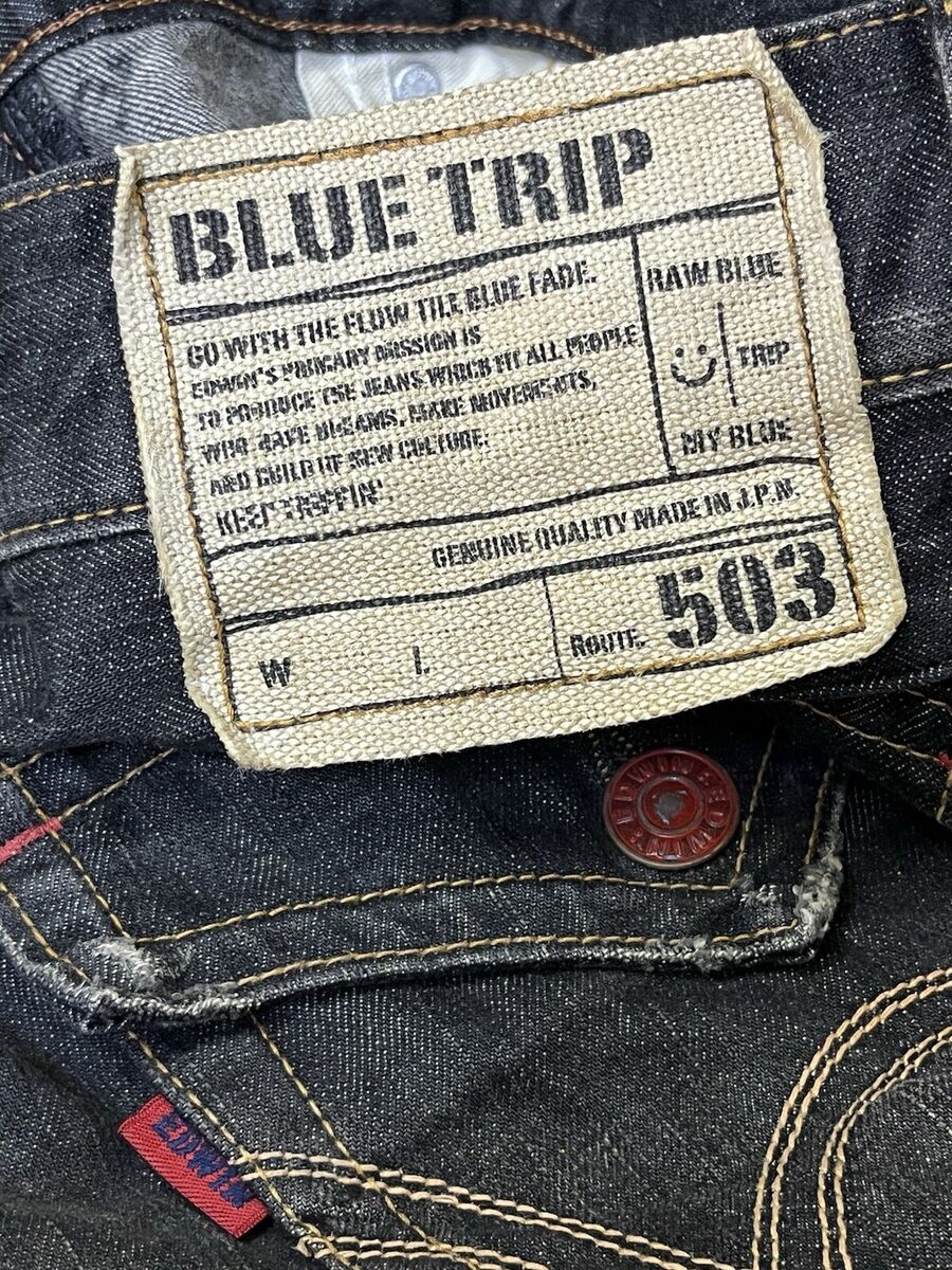 FLARE🔥VINTAGE EDWIN 503 FLARE BLUE TRIP MADE IN JAPAN JEANS FLARE🔥VINTAGE EDWIN 503 FLARE BLUE TRIP MADE IN JAPAN JEANS