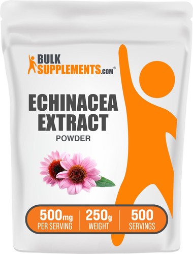 BulkSupplements Echinacea Extract Powder - 500mg Per Serving - 第 1/12 張圖片