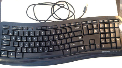 Microsoft Comfort Curve Keyboard 3000 USB Multimedia Contour KU-1079 11/2011