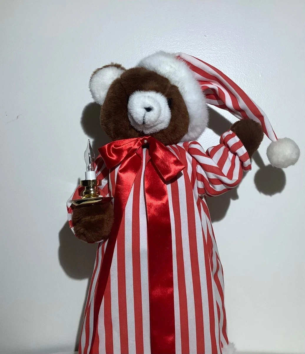 Candy cane striped pajamas sale