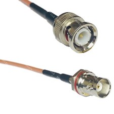 RG316 BNC MALE to BNC FEMALE SM BULKHEAD RF Cable Rapid-SHIP LOT