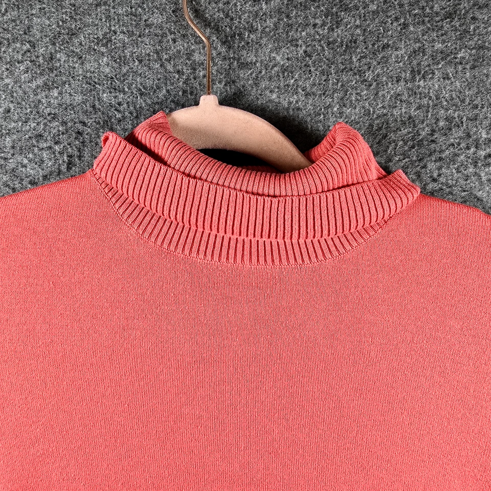 Vintage L.L. Bean Sweater Women's Size L Red Turtleneck - Image 2 of 4