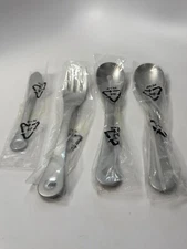 Robert Welch PENDULUM Stainless Frosted Satin Dot China Flatware Hostess Set