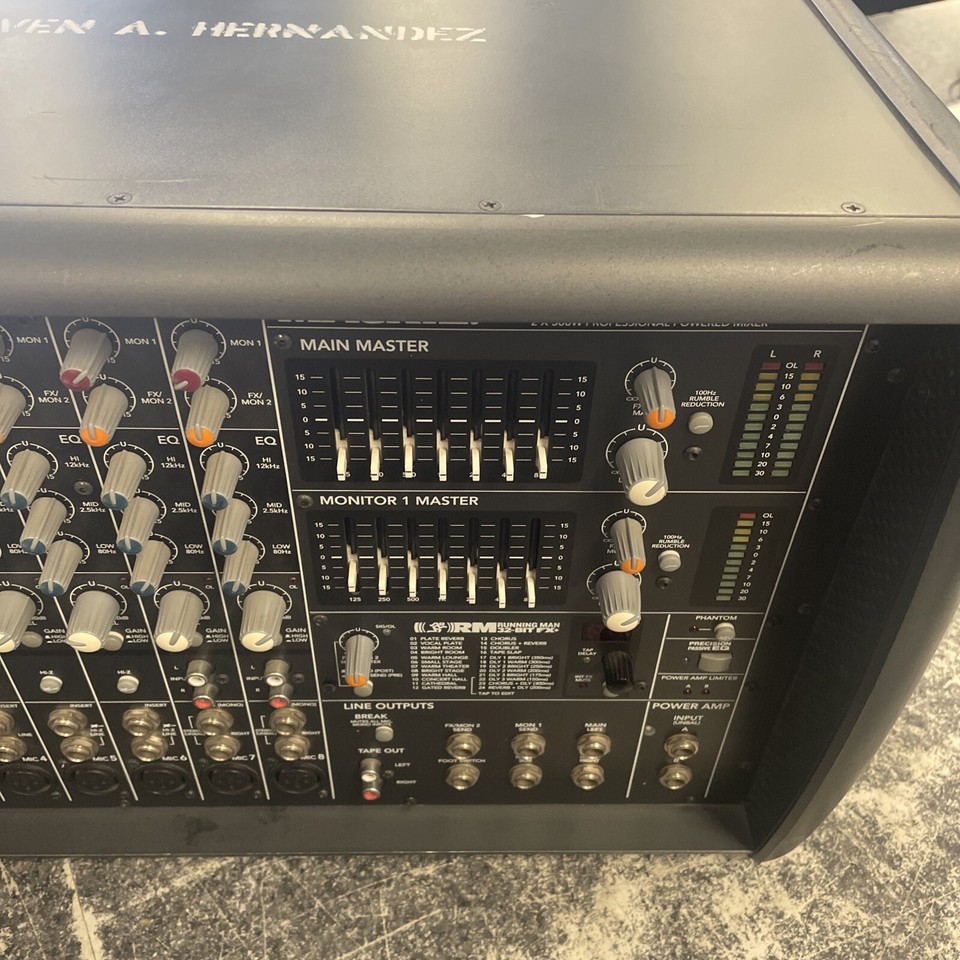 Mackie PPM608 8channel 1000W Powered Mixer w/ Power Supply eBay