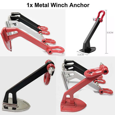 1PC Metal Winch Anchor Earth Anchor Tool for 1/10 TRX-4 SCX10 4WD RC Crawler Car
