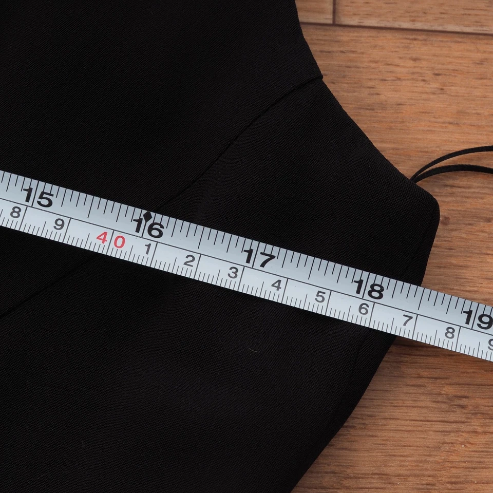 Vestido de seda negro sin mangas vintage para mujer ESCADA by Margaretha Ley talla 40 Foto 4 de 4