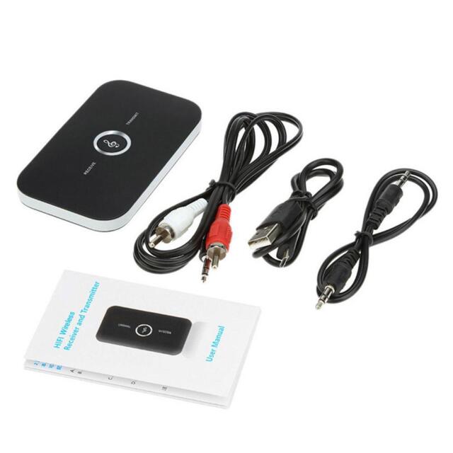 Bluetooth-5.0 Transmitter Empfänger Sender 2in1 Aux Audio Adapter TV Kopfhörer D