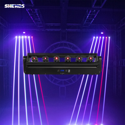 6x500mW RGB 3in1 Moving Head Full Color Laser Light Bar DJ Disco Show