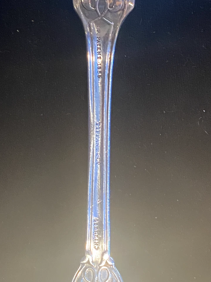 CUCHARA DE QUESO ORIENTAL PLATA ESTERLINA John Polhamus. JP 1855 TIFFANY & CO Foto 3 de 3