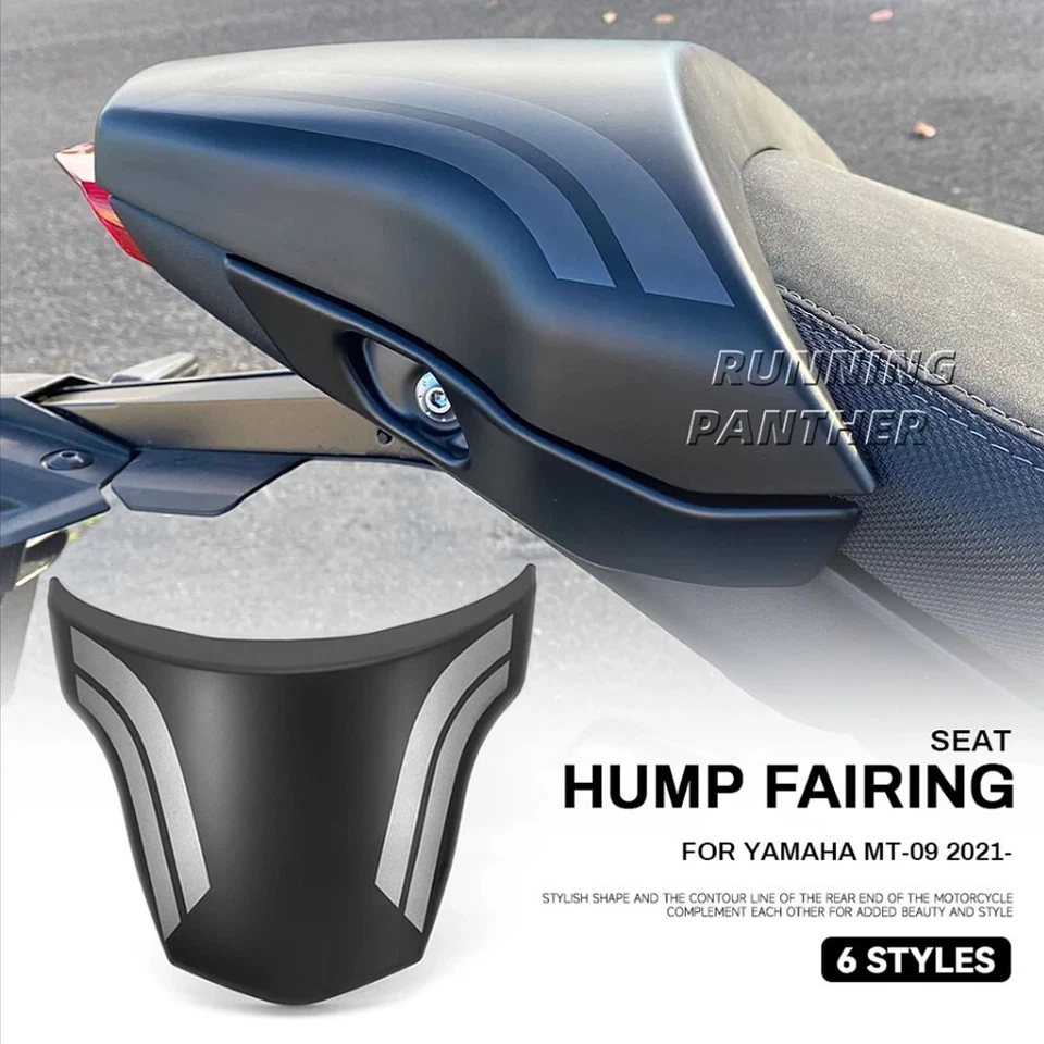 PARA YAMAHA MT-09 MT09 2021 2022 Cubierta Asiento Pasajero Trasero Carenado Asiento Capucha Foto 2 de 4