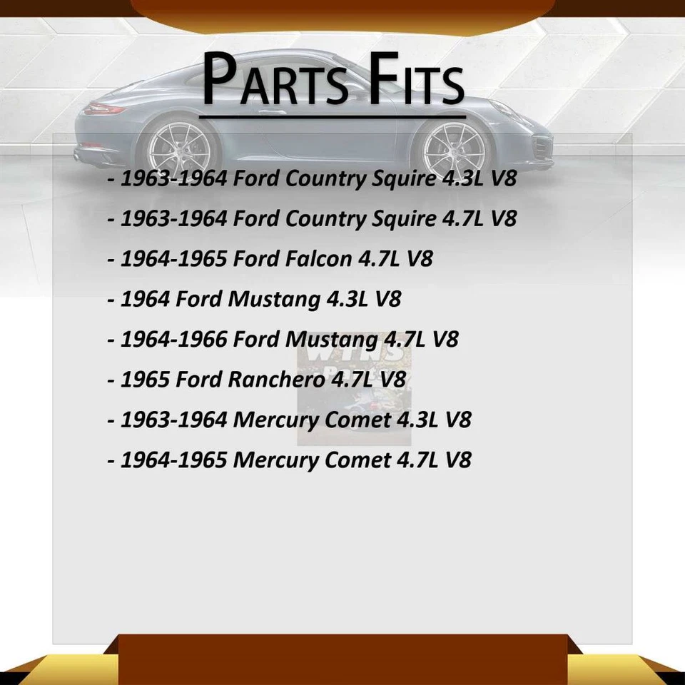 Para 1964 1965 Mercury Comet 4,7 L motor delantero soportes 2x Foto 2 de 4